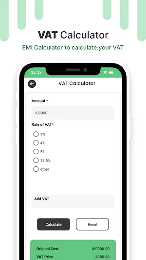 Simple EMI Calculator Tool Screenshot 2