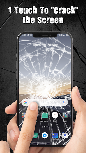 Broken Screen 4K Funny Pranks Screenshot 0