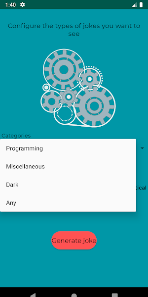 Random Jokes Generator Screenshot 2