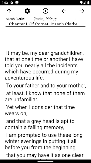 Book, Micah Clarke Screenshot 1