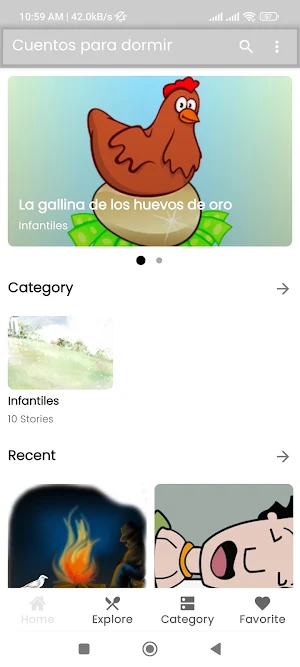 Cuentos para niños para dormir Screenshot 1