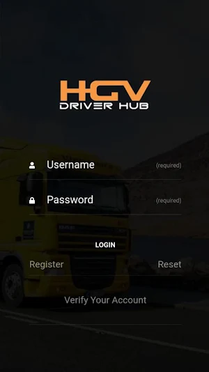 HGV Driver Hub Screenshot 0