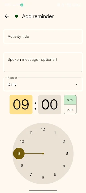 Activity Guardian: Voice Alarm Screenshot 1