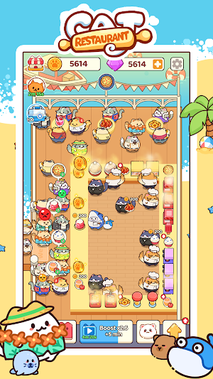 Cat Restaurant: Food Bar Story Screenshot 0