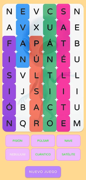 Word Search: Astronomy Screenshot 1