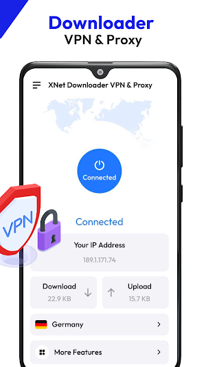 XNet Downloader VPN & Proxy Screenshot 0