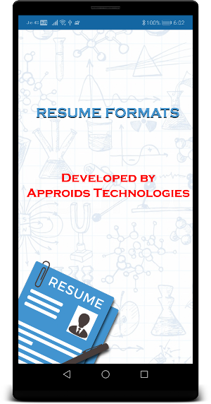 Resume Formats Download Screenshot 0