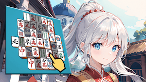 Sexy Waifu Mahjong Solitaire Screenshot 0