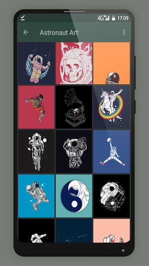 Astronaut Art Wallpapers Screenshot 1