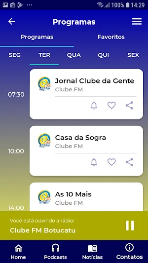 Clube FM Botucatu 103,5 Screenshot 1