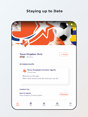 Texas Kingdom Christian Sports Screenshot 3