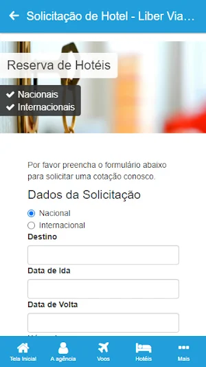 Liber Viagens Screenshot 2