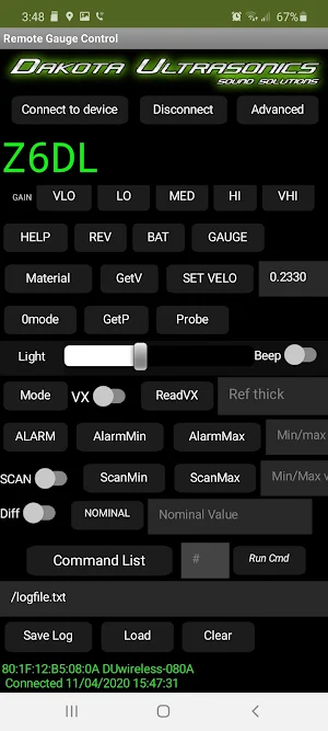 DU Remote Gauge Control Screenshot 1