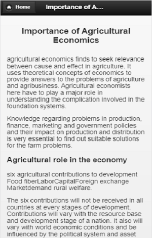 Agriculture Economics Screenshot 2