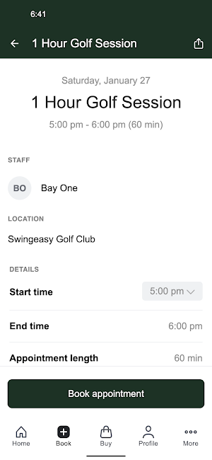 Swingeasy Golf Club Screenshot 2