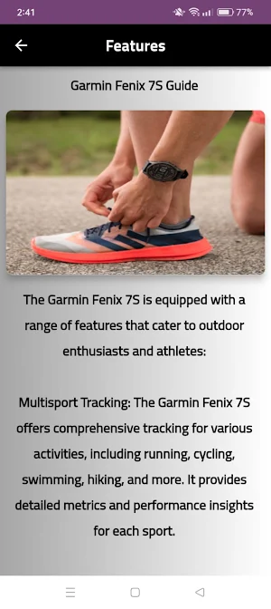 garmin fenix 7s guide Screenshot 3