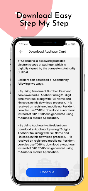 Link Number to Aadhar Info App Screenshot 2