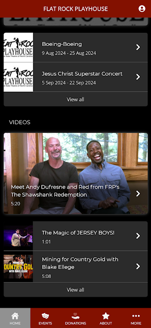 Flat Rock Playhouse Screenshot 1