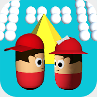 Collision ball-3D color ball rolling bump games