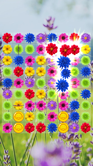 Flower Blossom Crush: Garden Puzzle Mania Match 3 Screenshot 3