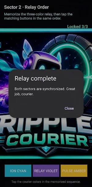Ripple Courier: Phase Sync Screenshot 2