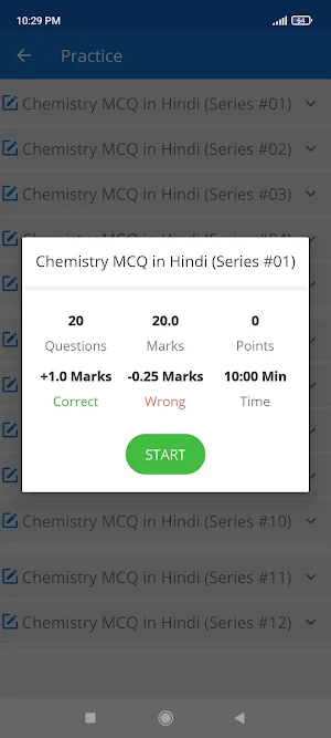 NEET Chemistry MCQ in Hindi Screenshot 3