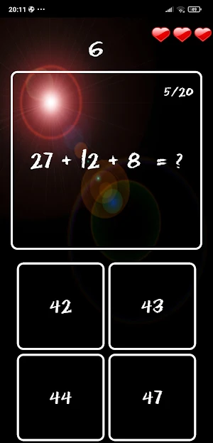 Mental Calculation Screenshot 1