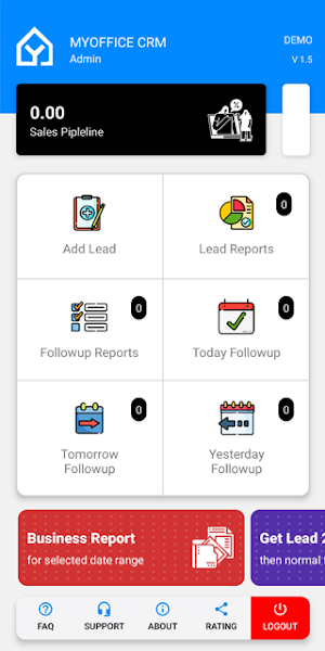 Myoffice CRM - Admin Screenshot 2