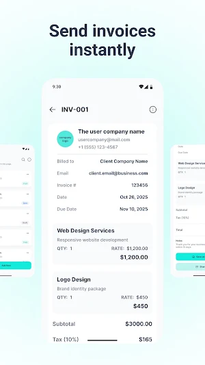 InvoiceMaker Screenshot 2