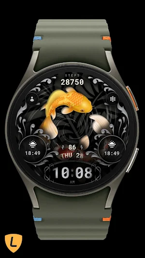 Koi Fish Watchface 099 Screenshot 1