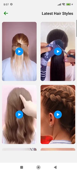 Girls Hairstyle Step Videos Screenshot 3
