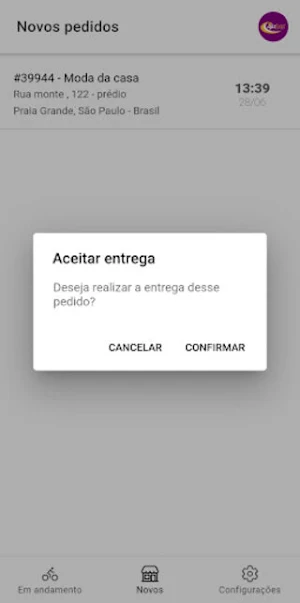 Minote - Entregador Screenshot 1