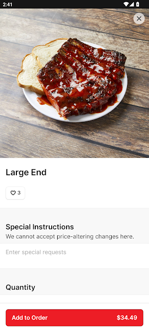 Parks Old Style Bar-B-Q Screenshot 3