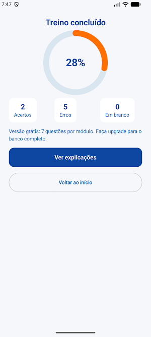 Banca ANAC 2026 Simulado Screenshot 3