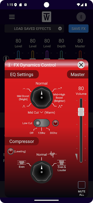 ToneWoodAmp remote Screenshot 2
