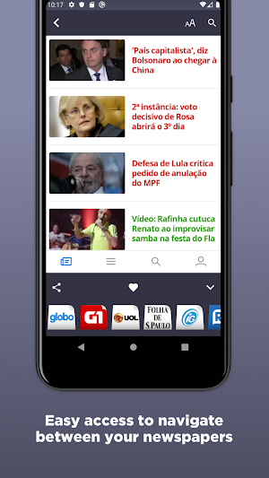 Brazilian Newspapers Screenshot 2