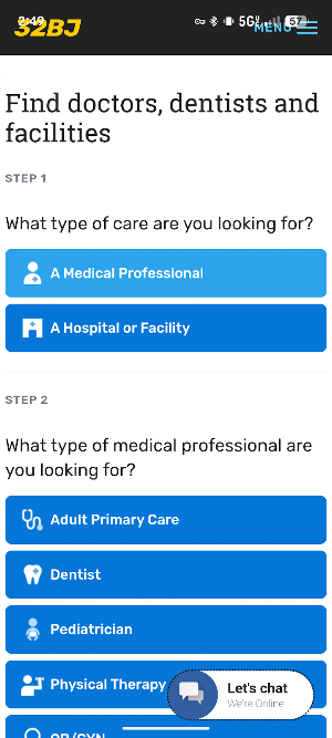 32BJ Member Portal Screenshot 2