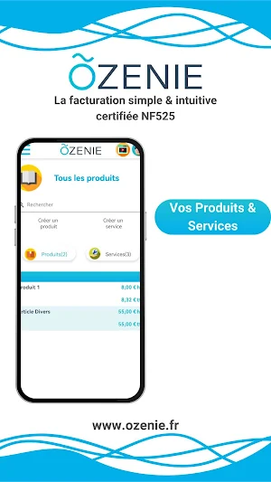 Facture Devis Facile OZenie Screenshot 3