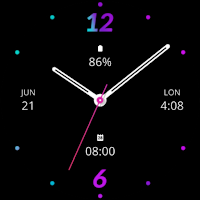 Black Style Watch Face
