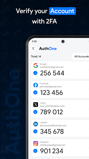 OTP Authenticator–Secure Login Screenshot 1