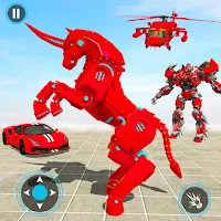 Horse Car Robot Game Robot War