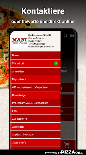 MaNi Döner - Pizzeria Hünxe Screenshot 2