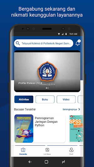 e-Pustaka Polines Screenshot 1