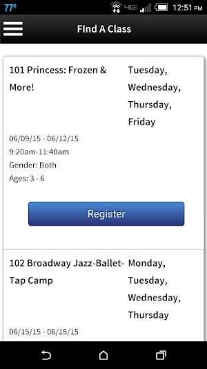 Wilson School of Dance Screenshot 2