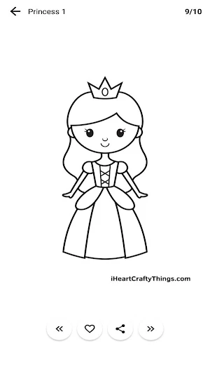 How to Draw Princess: By Steps Screenshot 2