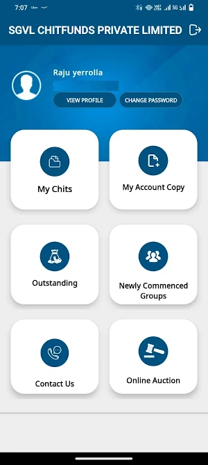 SGVL Chit Funds Member Module Screenshot 1