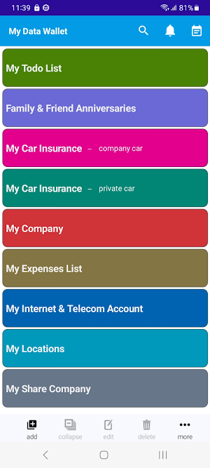 My Data Wallet Screenshot 0