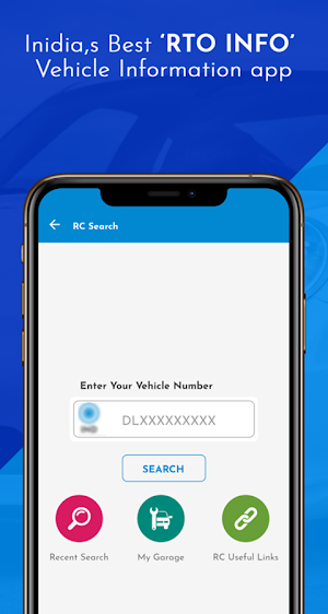 RTO vehicle details - vahan Screenshot 1