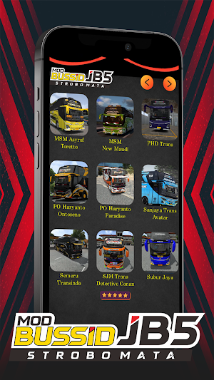 Mod Bussid JB5 Strobo Mata Screenshot 3
