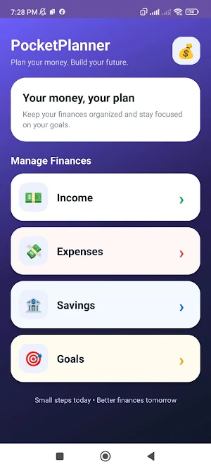 Pocket Planner Screenshot 2